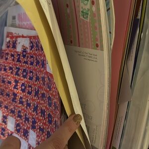 Scrapbooking supplies